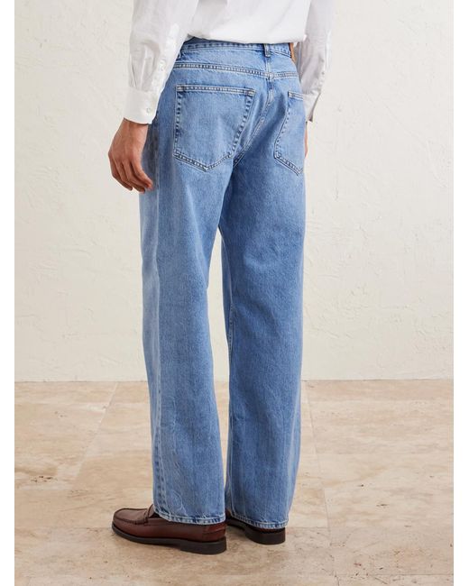 NN07 Blue Otis 1882 Straight-Leg Organic Jeans for men