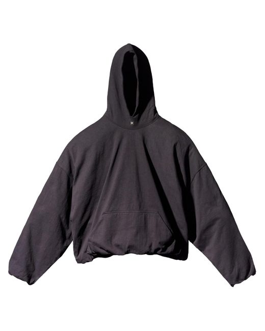 YEEZY GAP ENGINEERED BY BALENCIAGA Black Padded Cotton-jersey Hoodie for men