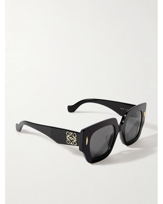 Loewe Black Oversized Square-frame Acetate Sunglasses for men