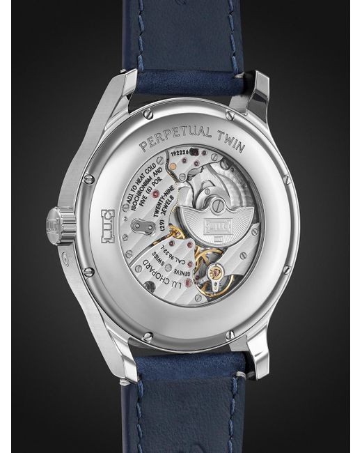 Chopard Blue L.U.C Perpetual Twin Automatic Perpetual Calendar Stainless Steel, Ref. 168561-3003 for men