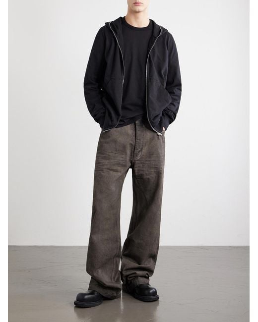 Rick Owens Gray Geth Wide-Leg Jeans for men
