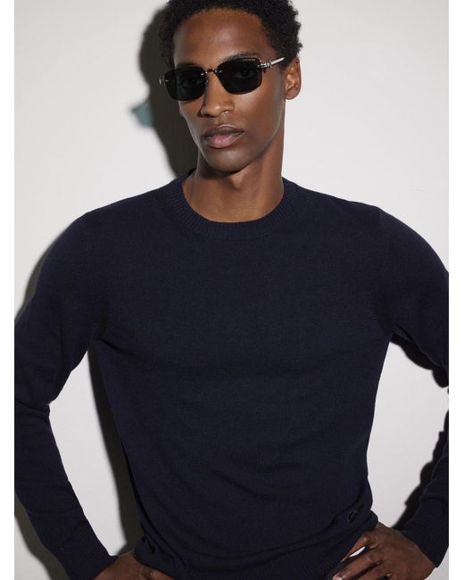 Cd Diamond S11U Rectangular-Tone Sunglasses di Dior in Blue da Uomo