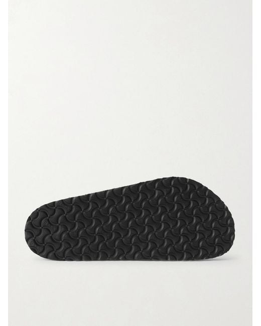 Birkenstock Black Arizona Calf Hair Sandals for men