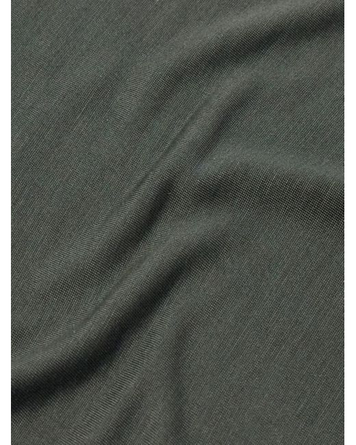 T-shirt in jersey di seta di Lemaire in Gray da Uomo