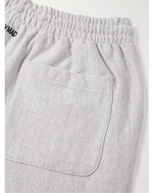 READYMADE White Straight-leg Logo-embroidered Cotton-jersey Sweatpants for men