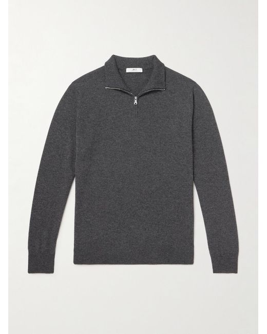 Mr P. Gray James Cashmere Half-zip Sweater for men