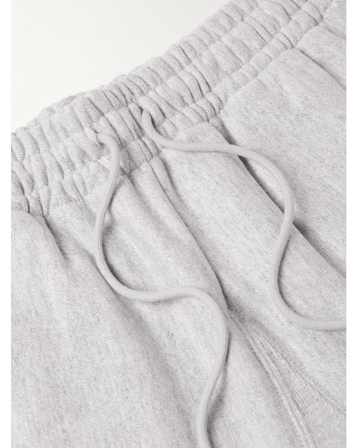 READYMADE White Straight-Leg Logo-Embroidered Cotton-Jersey Sweatpants for men