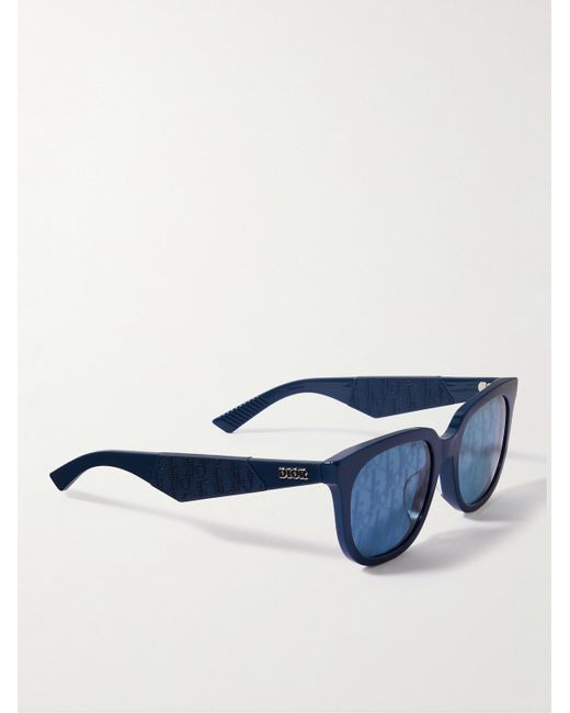 Dior Blue Dior B27 S3f D-frame Logo-detailed Acetate Sunglasses for men