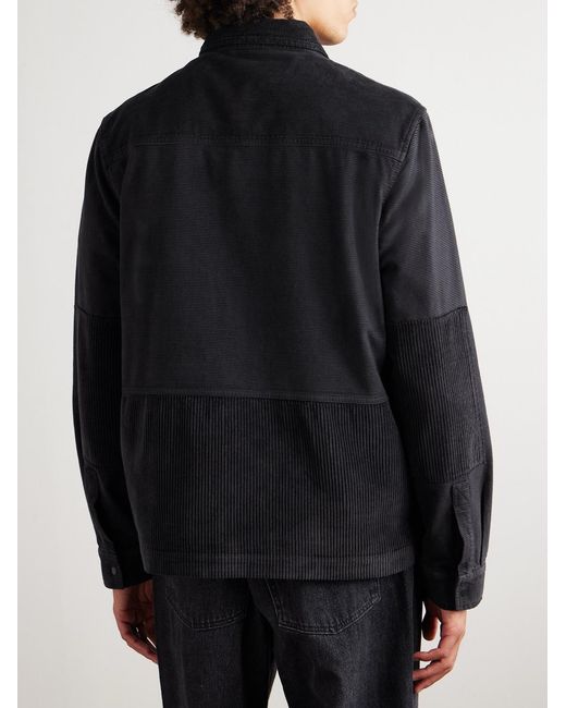Folk Blue Cotton-Corduroy Jacket for men