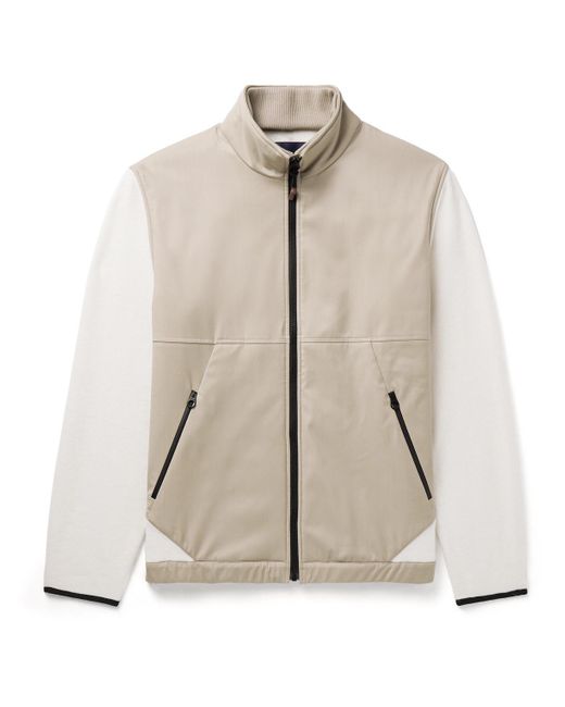Loro Piana Natural Meribel Panelled Shell And Cashmere Jacket for men