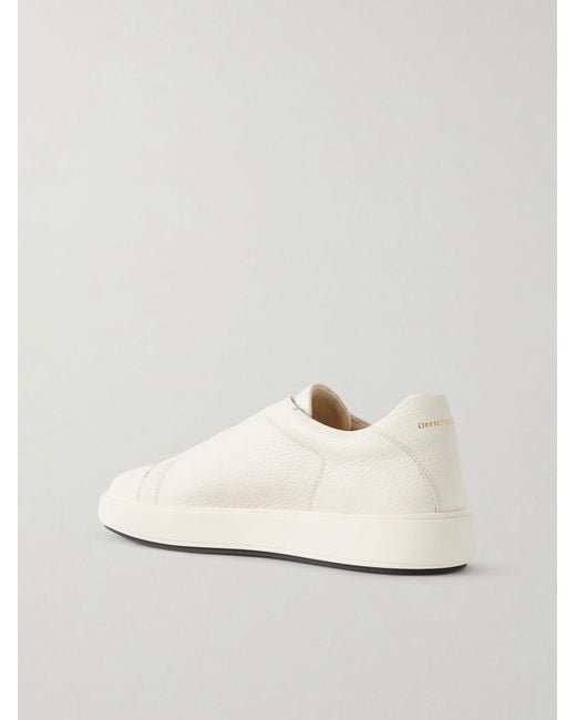 Officine Creative Natural Slouch 001 Full-grain Leather Sneakers for men