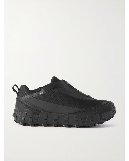 Norse Projects Black V04 Ripstop And Rubber Zip-up Sneakers for men