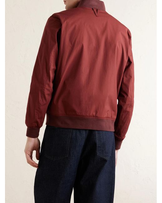 Valstar Red Ino Cotton-Blend Bomber Jacket for men