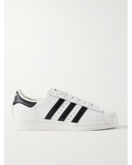 Sneakers in pelle Superstar 82 di Adidas Originals in White da Uomo