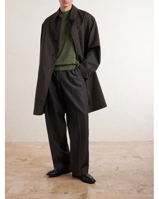 Piacenza 1733 Green Silk And Linen-blend Sweater for men