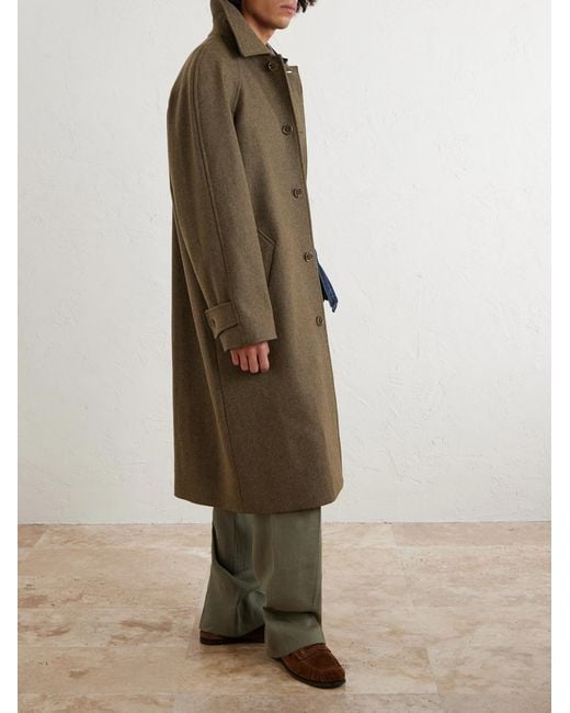 A.P.C. Natural Wool Coat for men
