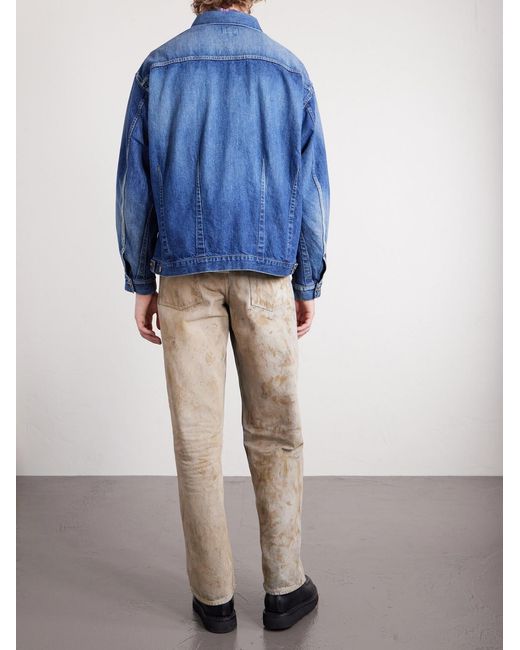Needles Blue Darts Bottom Denim Jacket for men