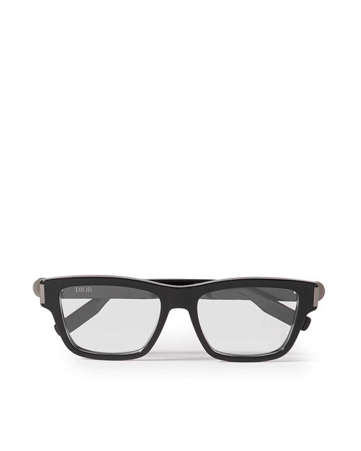 Dior Gray Cdicono S1I Square-Frame Acetate Optical Glasses for men