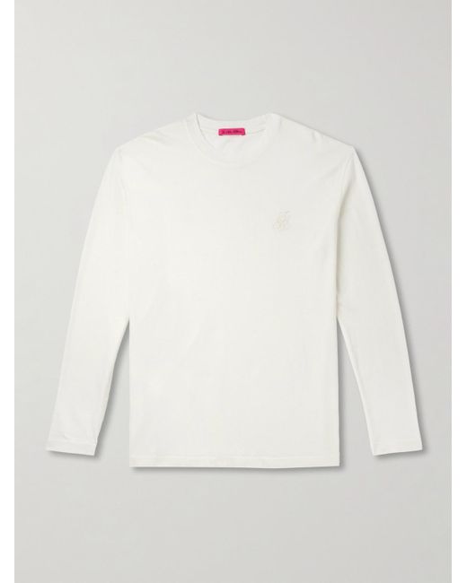 T-Shirt di The Elder Statesman in Natural da Uomo