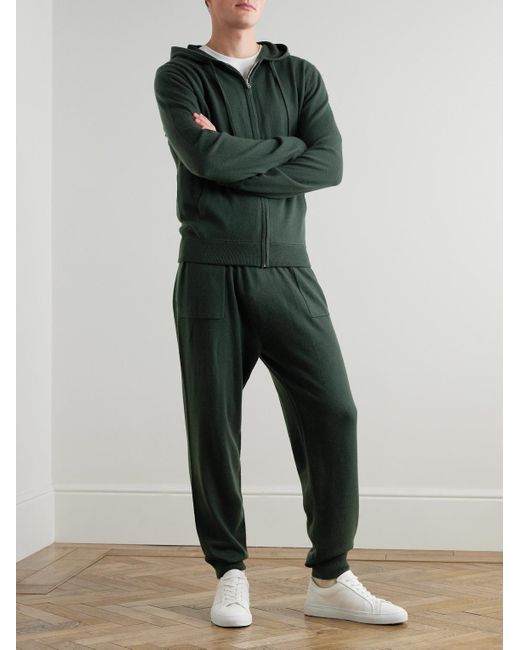Mr P. Green Tapered Wool And Cashmere-Blend Sweatpants for men