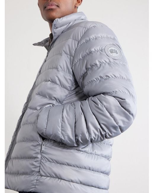 Canada Goose Blue Stratus Quilted Shell Down Jacket for men