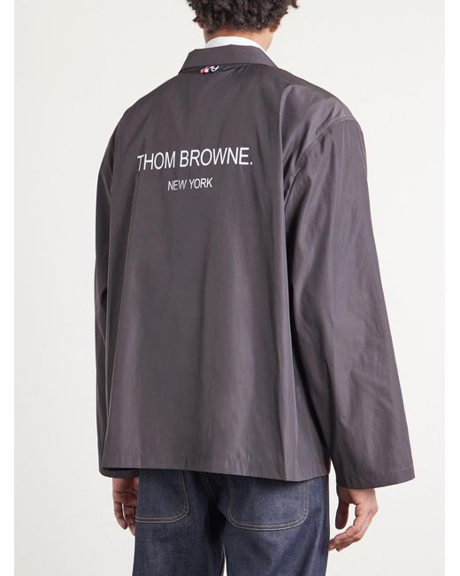 Thom Browne Purple Packable Shell Jacket for men