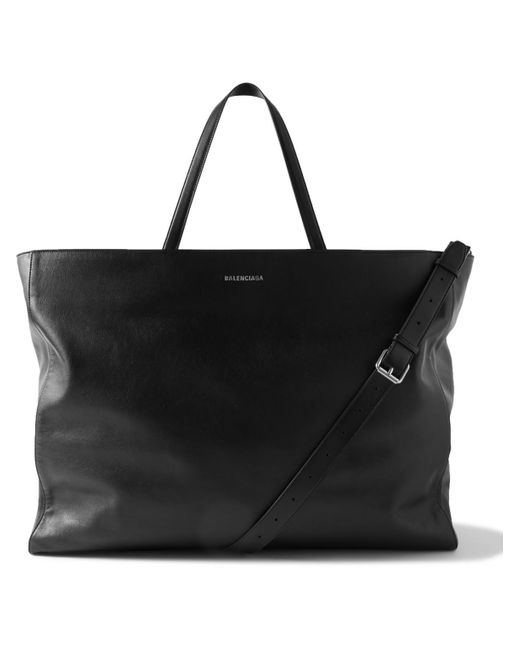 Balenciaga Black Passenger Leather Tote Bag for men