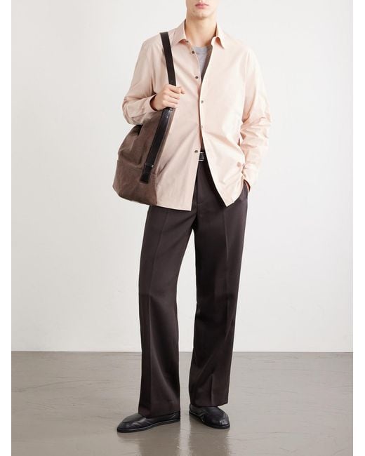 Jil Sander Natural Cotton-poplin Shirt for men