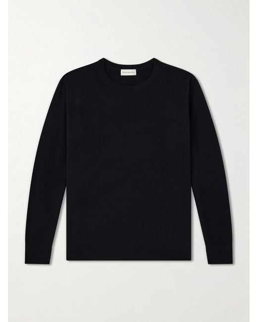 Dries Van Noten Blue Cashmere Sweater for men