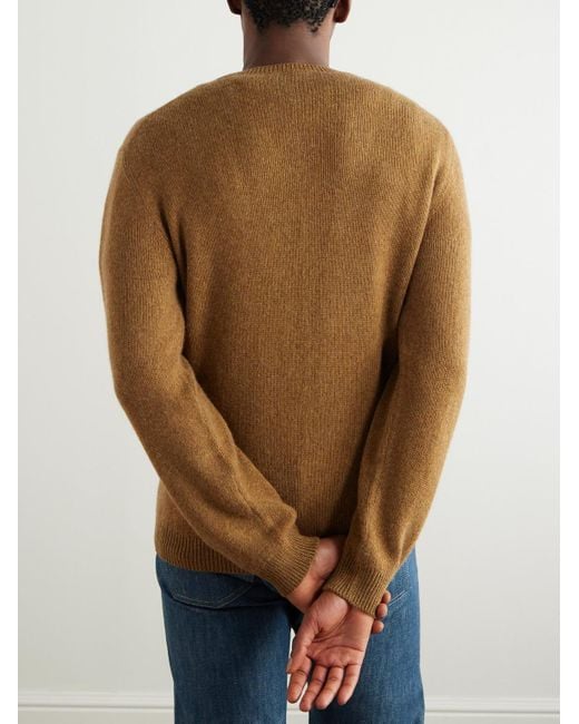 Loro Piana Natural Fobello Cashmere Sweater for men