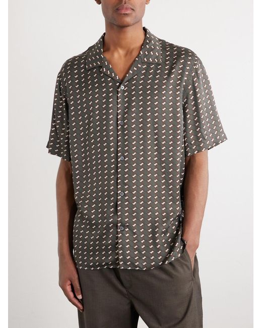 Mr P. Gray Wiggle Printed Woven Shirt for men