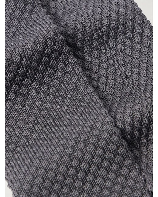 Missoni White 6Cm Crochet-Knit Cotton And Silk-Blend Tie for men
