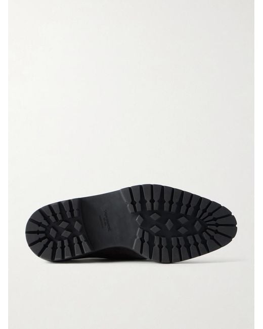 Thom Browne Brown Suede Derby Shoes for men
