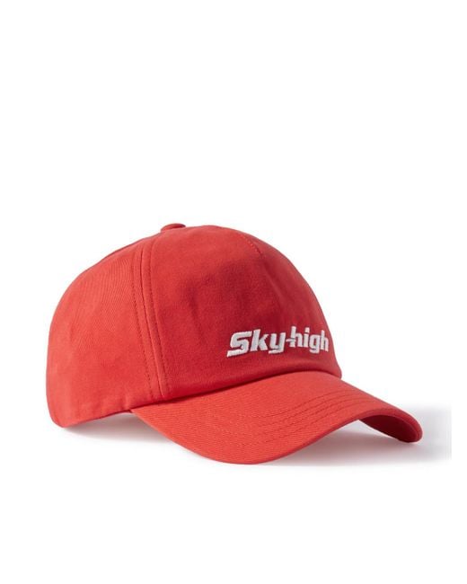 Sky High Farm Logo-embroidered Recycled Cotton-twill Baseball Cap for men