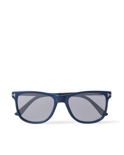 Tom Ford Blue Sinatra Square-Frame Acetate Sunglasses for men