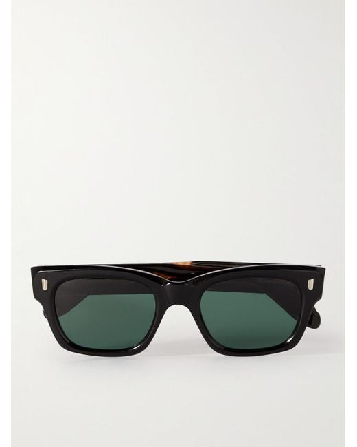 Cutler & Gross Black 1391 Square-frame Acetate Sunglasses for men
