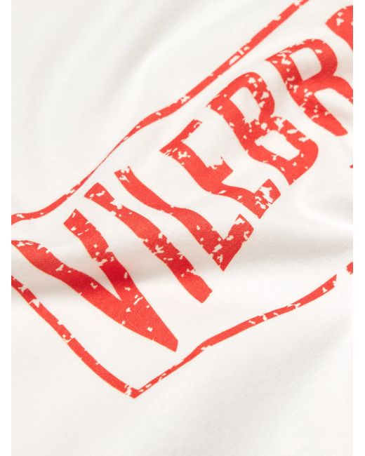 Vilebrequin Partisol T-Shirt aus Baumwoll-Jersey mit Logoprint in White für Herren