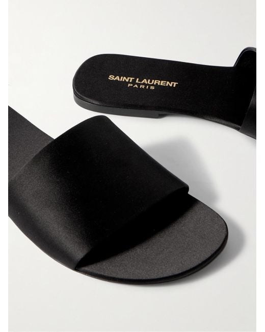 Mens ysl slides clearance