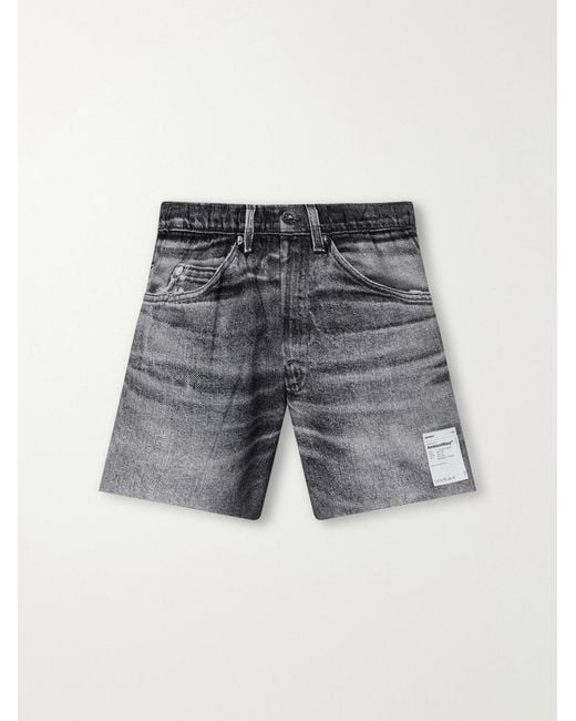 Satisfy Gray Straight-Leg 5&Quot; Logo-AppliquÉD Peaceshell&Trade; Shorts for men