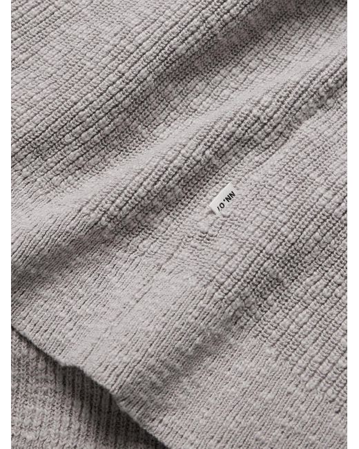 NN07 Gray Russell Crew 60028 Cotton Sweater for men