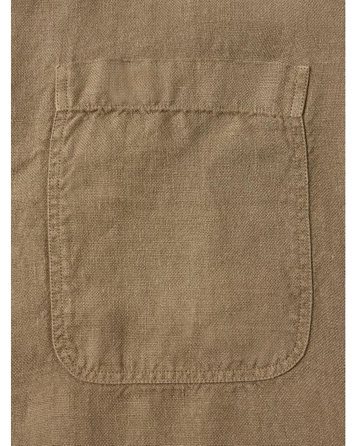Corridor NYC Natural Unstructured Linen Blazer for men