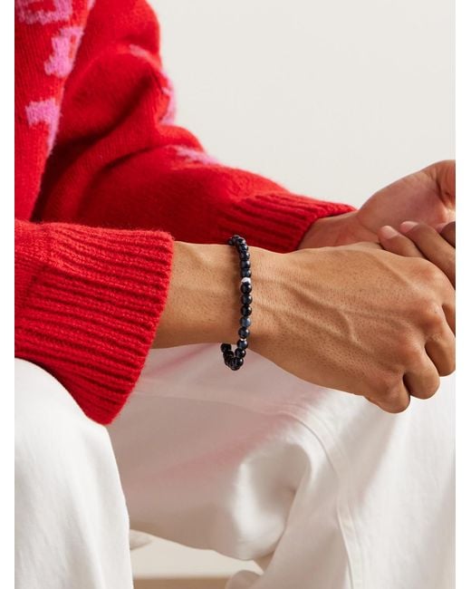 Mikia Metallic Circle 8 Sterling Silver for men
