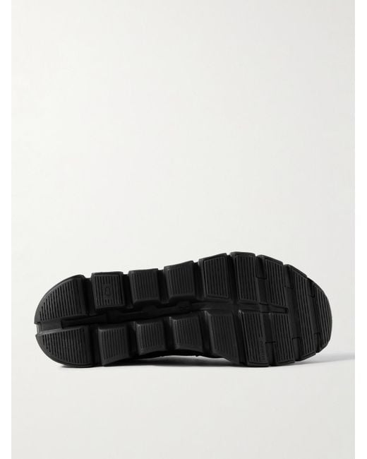 On Shoes Cloud 6 Slip- Sneakers aus Mesh mit Gummibesatz in Black für Herren