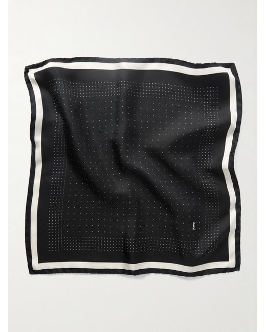 Foulard di Saint Laurent in Black da Uomo