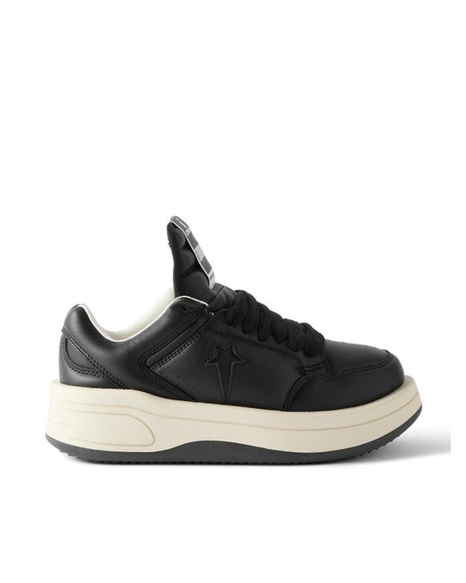Rick Owens Black Turbowpn Quilted Sneakers Men for men
