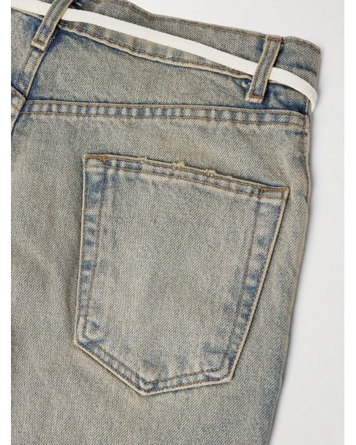 Jeans A Gamba Dritta Slim-Fit di RRR123 in Gray da Uomo