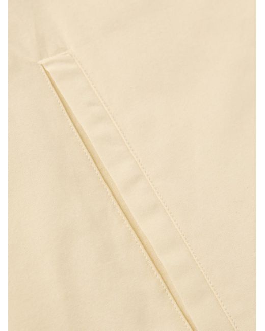 Overshirt in popeline di cotone con logo jacquard e cappuccio di Loewe in Natural da Uomo