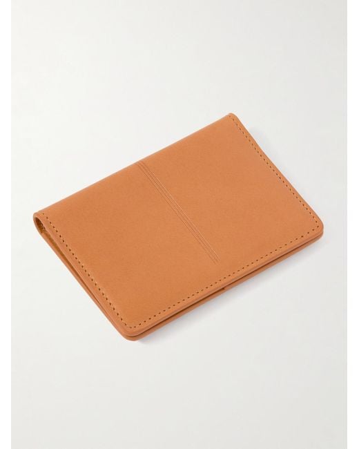 Jacques Marie Mage Natural Cassandre Leather Bifold Wallet for men