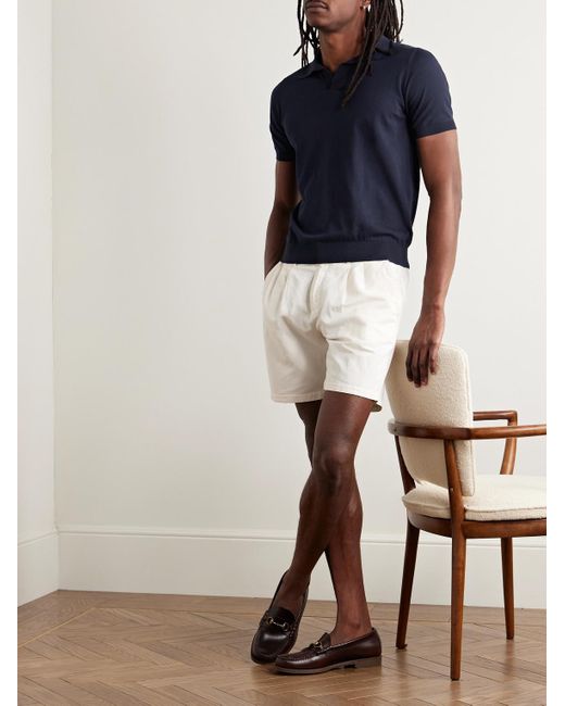 Piacenza 1733 Blue Cotton Polo Shirt for men