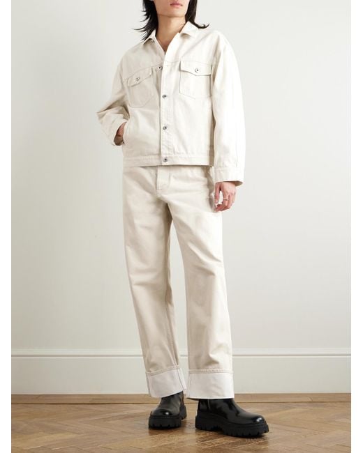 Bottega Veneta Natural Stone-washed Denim Jacket for men